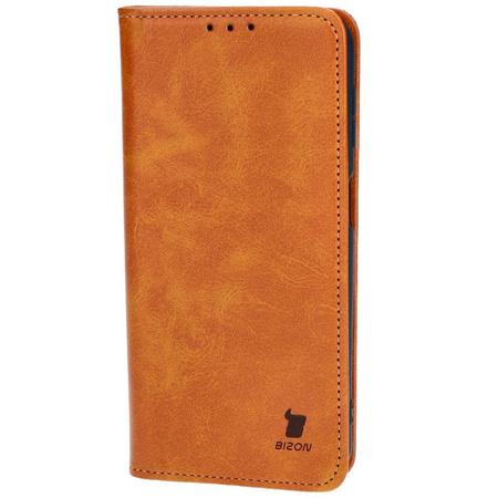 Etui z klapką Bizon Case Pocket Pro do Galaxy M34 5G, brązowe
