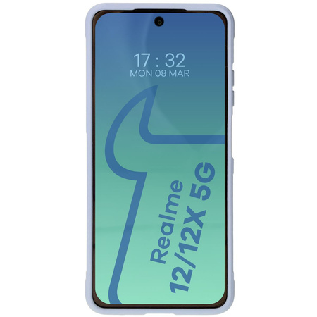 Pancerne etui Bizon Case Tur do Realme 12 / 12x, jasnoniebieskie