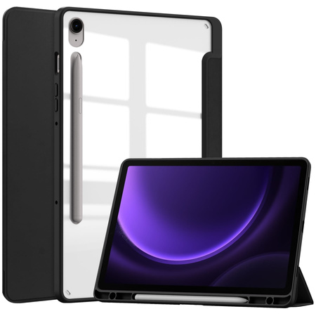 Etui Bizon Case Tab Clear Matt do Galaxy Tab S10 Lite / S10 FE / S9 / S9 FE, czarne
