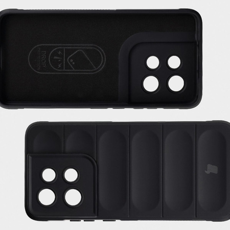 Pancerne etui Bizon Case Tur do Motorola Edge 50 Neo/60 Neo, czarne