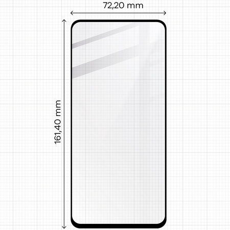 Szkło hartowane Bizon Glass Edge 2 do Realme 11 5G, czarne
