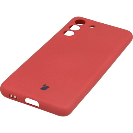 Etui Bizon Case Silicone do Galaxy S21 FE, ciemny róż