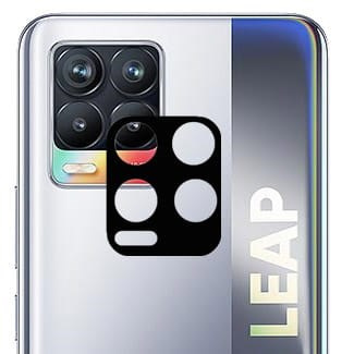 Szkło na aparat Bizon Glass Silk Lens dla Realme 8, 2 sztuki