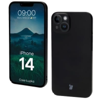 Etui Bizon Case Łupka do iPhone 14, czarne