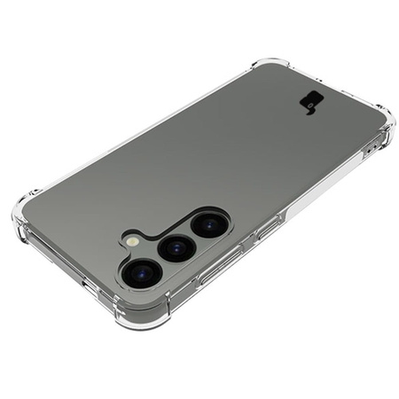 Etui + 2x szkło + obiektyw Bizon Case Clear Pack do Galaxy S24, przezroczyste