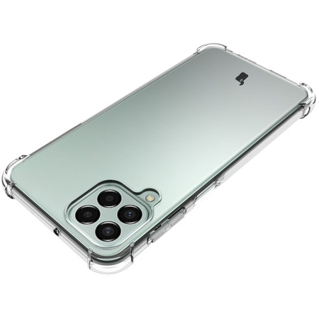 Etui + 2x szkło + obiektyw Bizon Case Clear Pack do Galaxy M33 5G, przezroczyste