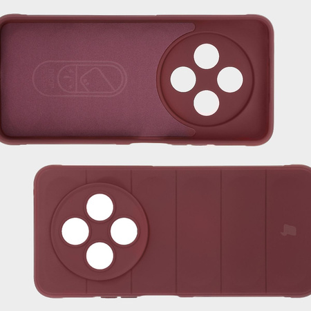 Pancerne etui Bizon Case Tur do Xiaomi Redmi 14C 4G / POCO C75, burgundowe
