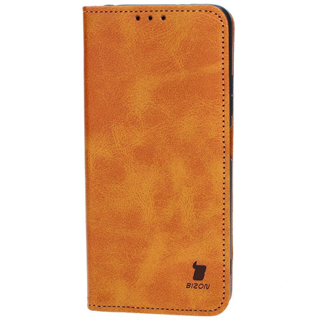 Etui z klapką Bizon Case Pocket Pro do Xiaomi Redmi Note 12 5G / Xiaomi Poco X5, brązowe