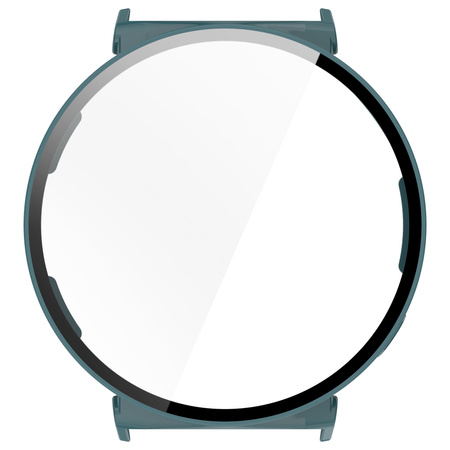 Etui ze szkłem do zegarka Bizon Case Watch Adamo do Huawei Watch GT 5 41 mm, zielone