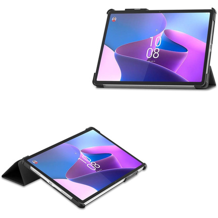 Etui Bizon Case Tab Croc do Lenovo Xiaoxin Pad Pro 2022 / P11 Pro Gen 2, czarne