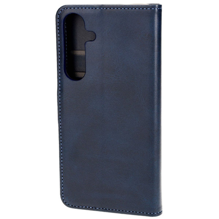 Etui z klapką Bizon Case Pocket do Galaxy S25 Plus / S24 Plus, granatowe