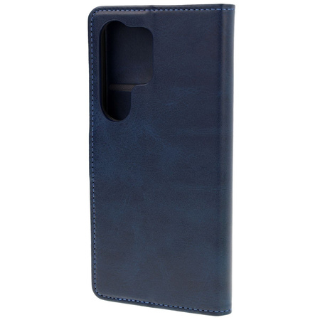 Etui z klapką Bizon Case Pocket do Galaxy S25 Ultra, granatowe
