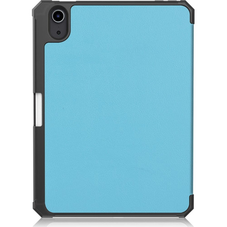 Etui Bizon Case Tab Lizard do Apple iPad Mini (A17 Pro) 2024 / iPad Mini 6 2021, błękitne
