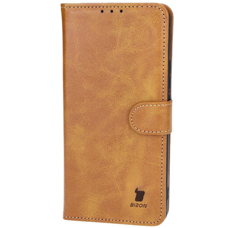 Etui z klapką Bizon Case Pocket do OnePlus Nord 4, brązowe
