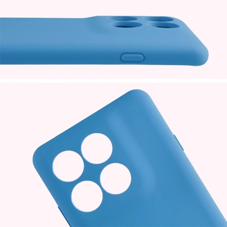 Silikonowe etui Bizon Soft Case do Motorola Edge 60 Pro, niebieskie