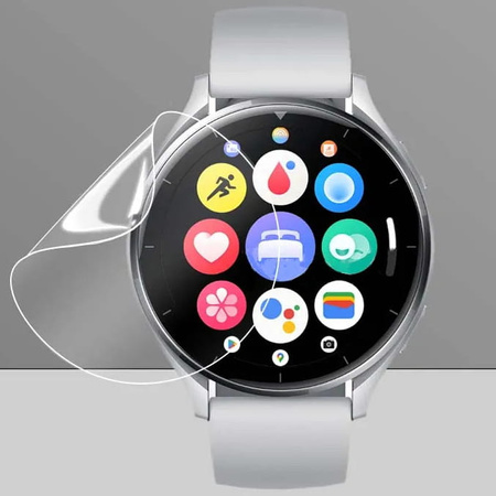 Folia hydrożelowa na ekran Bizon Glass Watch Hydrogel do Xiaomi Watch 2, 2 sztuki