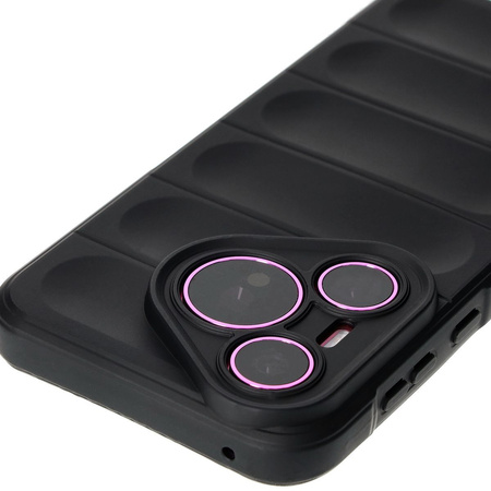 Pancerne etui Bizon Case Tur do Huawei Pura 70, czarne