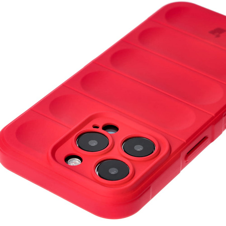 Pancerne etui Bizon Case Tur do iPhone 15 Pro, czerwone