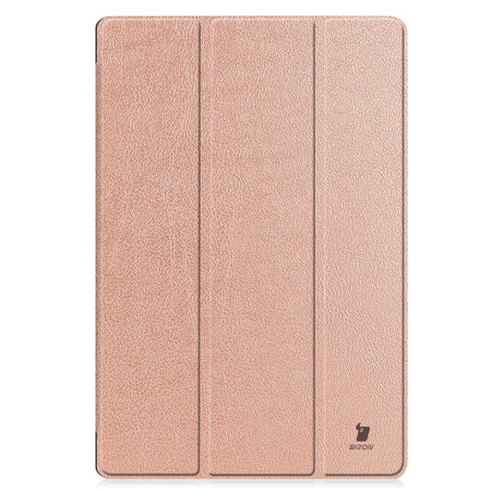 Etui Bizon Case Tab Croc do Samsung Galaxy Tab S10 Plus / S9 Plus, różowozłote