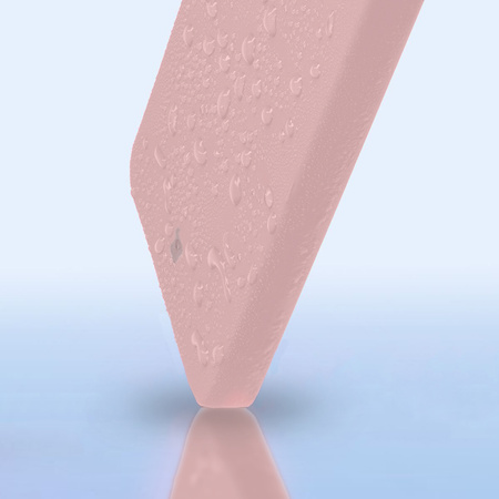 Silikonowe etui Bizon Soft Case do Motorola Edge 40 Neo, pudrowy róż