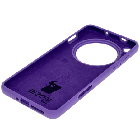 Silikonowe etui Bizon Soft Case do Oppo Find X8 Pro, fioletowe