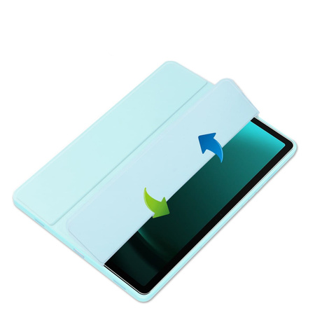 Etui Bizon Case Tab Clear Matt do Galaxy Tab S9 FE Plus, błękitne