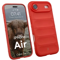 Pancerne etui Bizon Case Tur do iPhone Air, czerwone
