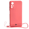Etui Bizon Case Silicone do Xiaomi Redmi Note 12S, brudny róż