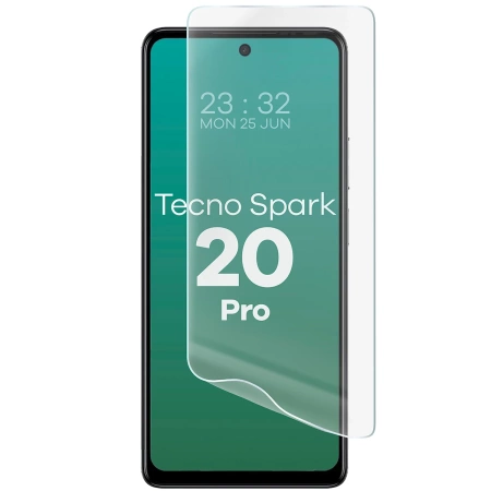 Folia hydrożelowa na ekran Bizon Glass Hydrogel Front do Tecno Spark 20 Pro, 1 sztuka