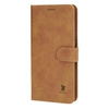 Etui Bizon Case Wallet do Samsung Galaxy S23 Plus, jasnobrązowe