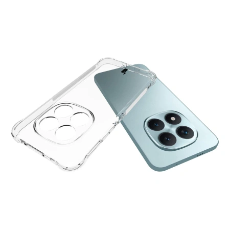 Elastyczne etui Bizon Case Salpa do Xiaomi Redmi Note 15 Pro Plus 5G / POCO M8 Pro 5G, przezroczyste