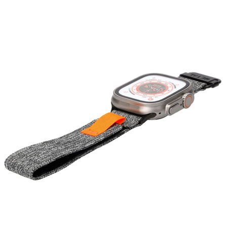 Pasek Bizon Strap Watch Urban do Apple Watch 44/45/46/49 mm, szary melanż