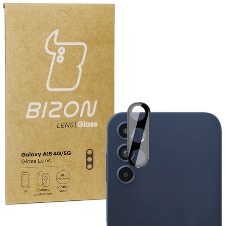 Szkło na aparat Bizon Glass Lens do Galaxy A15 4G/5G, 2 sztuki