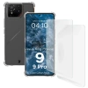 Elastyczne etui + 2x folia na ekran Bizon Case Clear Pack do Asus ROG Phone 9 / 9 Pro