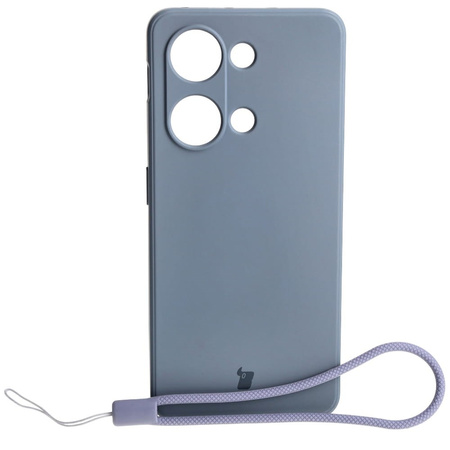 Etui Bizon Case Silicone Sq do OnePlus Nord 3, szare