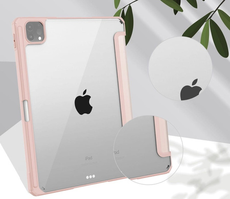 Etui Bizon Case Tab Clear Matt do iPad Pro 11 2022/2021/2020/2018, różowozłote
