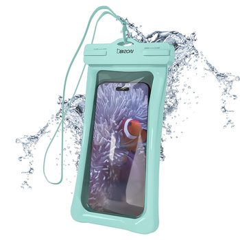 Etui wodoszczelne Bizon Case Hydrofloat, miętowe