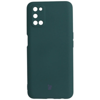 Etui Bizon Case Silicone do Oppo A52 / A72 / A92, ciemnozielone