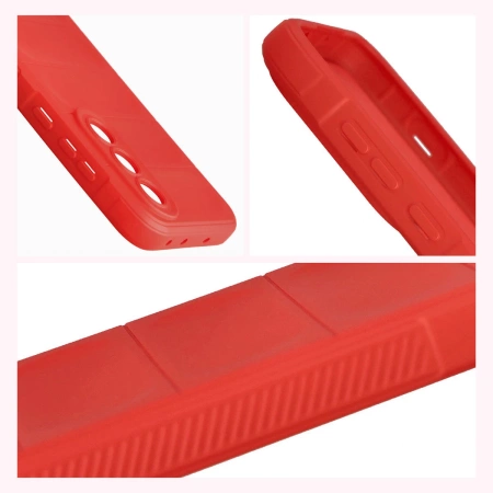 Pancerne etui Bizon Case Tur do OnePlus Nord 5, czerwone