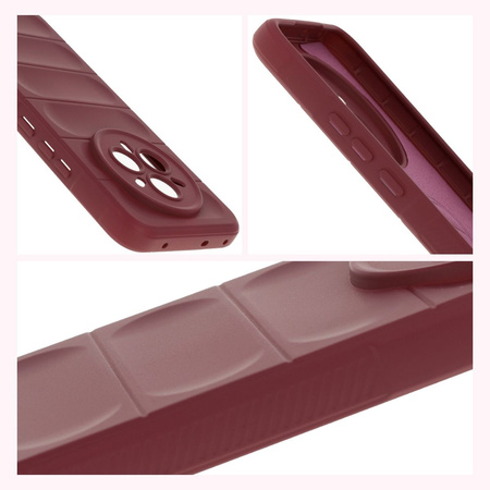 Pancerne etui Bizon Case Tur do Realme 14 Pro Plus 5G, burgundowe