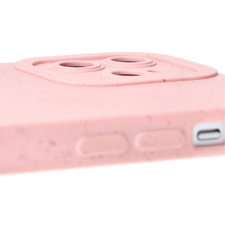 Ekologiczne etui Bizon Bio-Case do iPhone 12, różowe