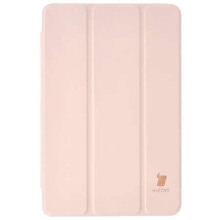 Etui z klapką Bizon Case Tab Clear Matt do Galaxy Tab A11 / A9, różowe