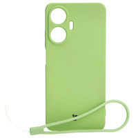 Etui Bizon Case Silicone do Realme C55, jasnozielone
