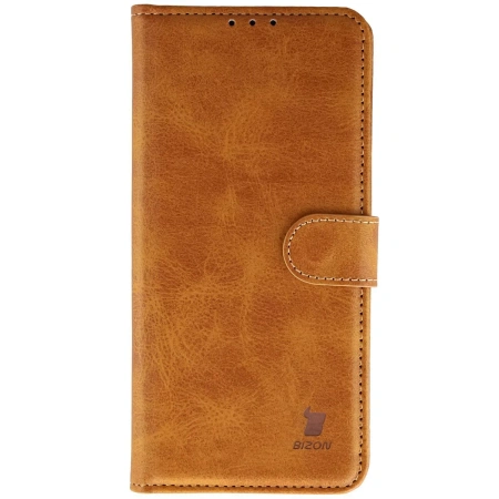 Etui z klapką Bizon Case Pocket do Galaxy A37 5G, brązowe