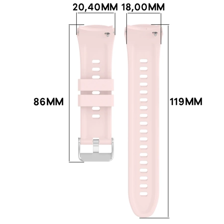 Silikonowy pasek Bizon Strap Watch Silicone do Apple Watch 38/40/41/42 mm, burgundowy