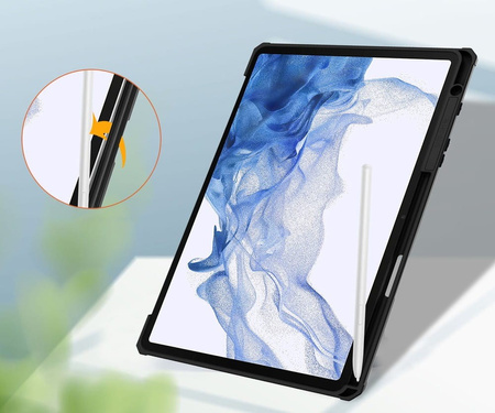 Etui Bizon Case Tab Clear Matt do Galaxy Tab S8 / S7, czarne