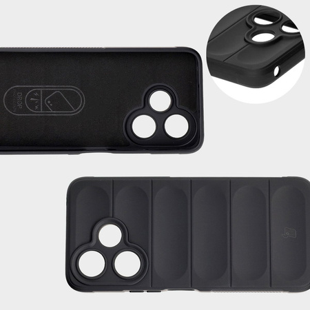 Pancerne etui Bizon Case Tur do Xiaomi Redmi 13 4G, czarne