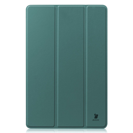 Etui Bizon Case Tab Croc do Galaxy Tab S10 Lite / S9, ciemnozielone