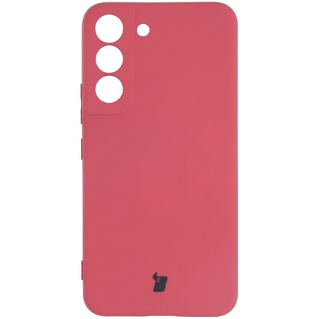 Etui Bizon Case Silicone do Galaxy S22, ciemny róż