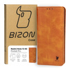 Etui z klapką Bizon Case Pocket Pro do Xiaomi Redmi Note 13 4G, brązowe